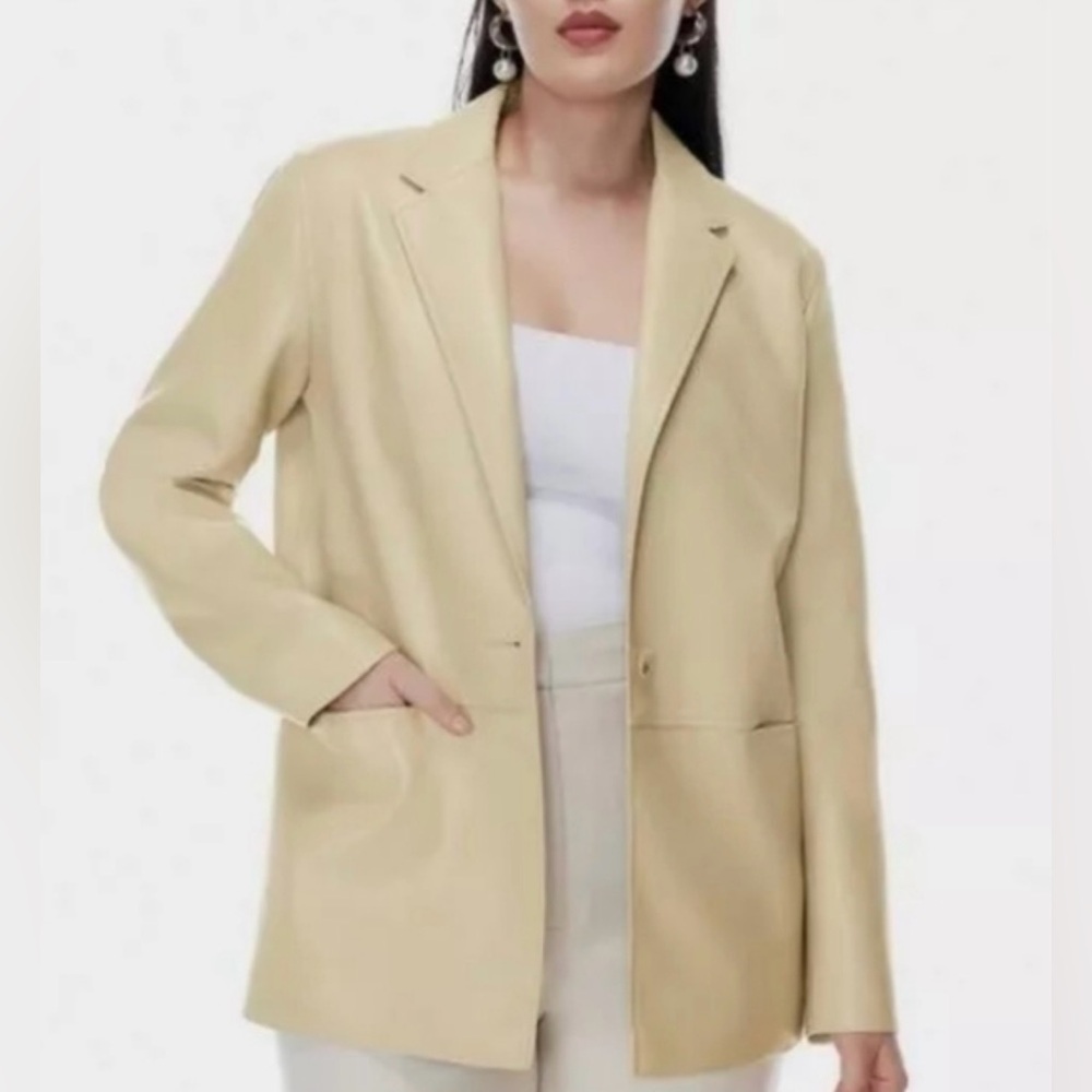 ARITZIA Babaton Logan Vegan Leather Blazer XL